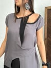 NİCE ANTRASİT TASARIM BLUZ
