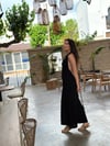 NİDAS SIRT DEKOLTELİ SİYAH TULUM