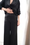 NİVA SATEN SİYAH PANTOLON