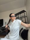 NOCHİ POLO YAKA BEYAZ TSHIRT