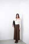 NOMİ KEMERLİ KAHVE PANTOLON