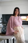 OLİVA ROSE PİNK MÜSLİN TOP