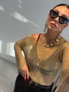 OLİVE GOLD FİLE BLUZ