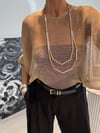 OLİVE GOLD FİLE YARASA KOL BLUZ