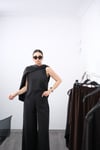 OLLY TENCEL PELERİN BLUZLU TAKIM