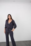 OSELY ÇİZGİLİ LACİVERT TAKIM