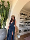PANAMA PETROL KAFTAN ELBİSE