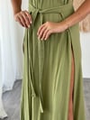 PANAMA SAGE GREEN KAFTAN ELBİSE