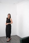 PAROS SİYAH PİLE BLUZ