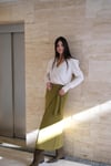 PATY YAĞ YEŞİLİ TASARIM ETEK