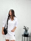 PAULA BEYAZ TASARIM ELBİSE