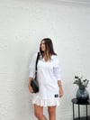 PAULA BEYAZ TASARIM ELBİSE