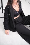 PENNE SİYAH TASARIM BLAZER
