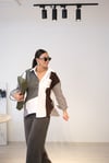 PERLA KADİFE RAHAT ANTRASİT PANTOLON