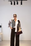 PERLA KADİFE RAHAT KAHVE PANTOLON