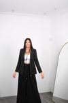 PERSİA FERMUARLI SİYAH CEKET