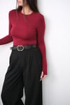 PESTA PREMİUM BORDO BLUZ