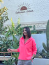 PETA NEON PEMBE MODAL SWEATSHIRT