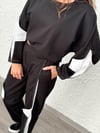 PETİT SİYAH TASARIM PANTOLON