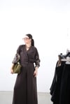 PEVA KEMERLİ KAHVE PANTOLON