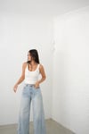 PEVİ MAVİ KESİM DETAYLI JEAN