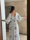 PHUKET BEYAZ MÜREKKEP ELBİSE