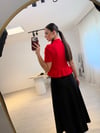PİRAN PİLELİ KIRMIZI HIRKA