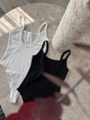 PİRE FİTİLLİ BEYAZ BODYSUİT