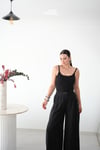 PİRE FİTİLLİ SİYAH BODYSUİT