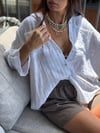 PİRE NATURAL BEYAZ GÖMLEK