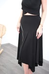 POLLY SİYAH TASARIM ETEK