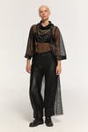 PURE MESH SİYAH 2Lİ FİLE TUNİK