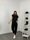 PURPLE SİYAH ŞERİT DETAYLI PANTOLON