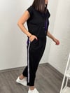 PURPLE SİYAH ŞERİT DETAYLI PANTOLON