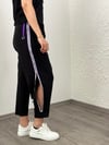 PURPLE SİYAH ŞERİT DETAYLI PANTOLON