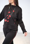 RED FLOW OMUZ DETAYLI SİYAH BLUZ