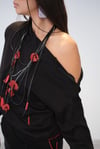 RED FLOW OMUZ DETAYLI SİYAH BLUZ