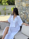 RENA BEYAZ GÖMLEK ELBİSE