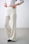 RİGA FİLELİ KREM TRİKO PANTOLON