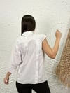 RİONE TEK KOL BEYAZ GÖMLEK