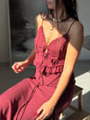 RİVE TASARIM BORDO BÜSTİYER