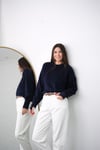 RONA LACİVERT YUMOŞ KAZAK