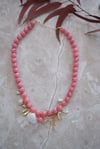 ROSE PEMBE DENİZ KABUĞU KOLYE