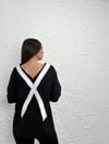 SANDRA SİYAH TASARIM BLUZ