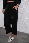 SANDY CEPLİ SİYAH PANTOLON