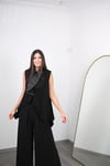 SANPO SİYAH TASARIM YELEK