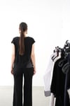 SARPE SİYAH RAHAT PANTOLON