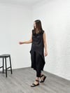 SATEEN SİYAH TASARIM PANTOLON