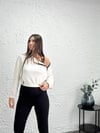 SEBA FERMUARLI KREM SWEATSHIRT