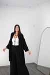 SELLY SİYAH UZUN HIRKA